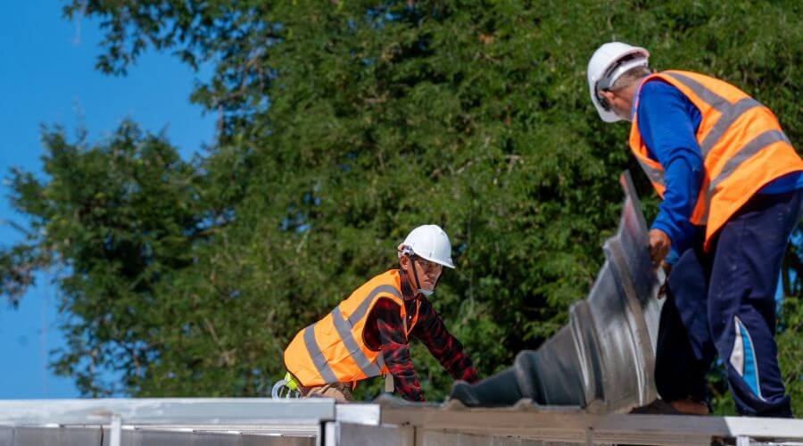 Professional metal roof installation in Nappanee, IN